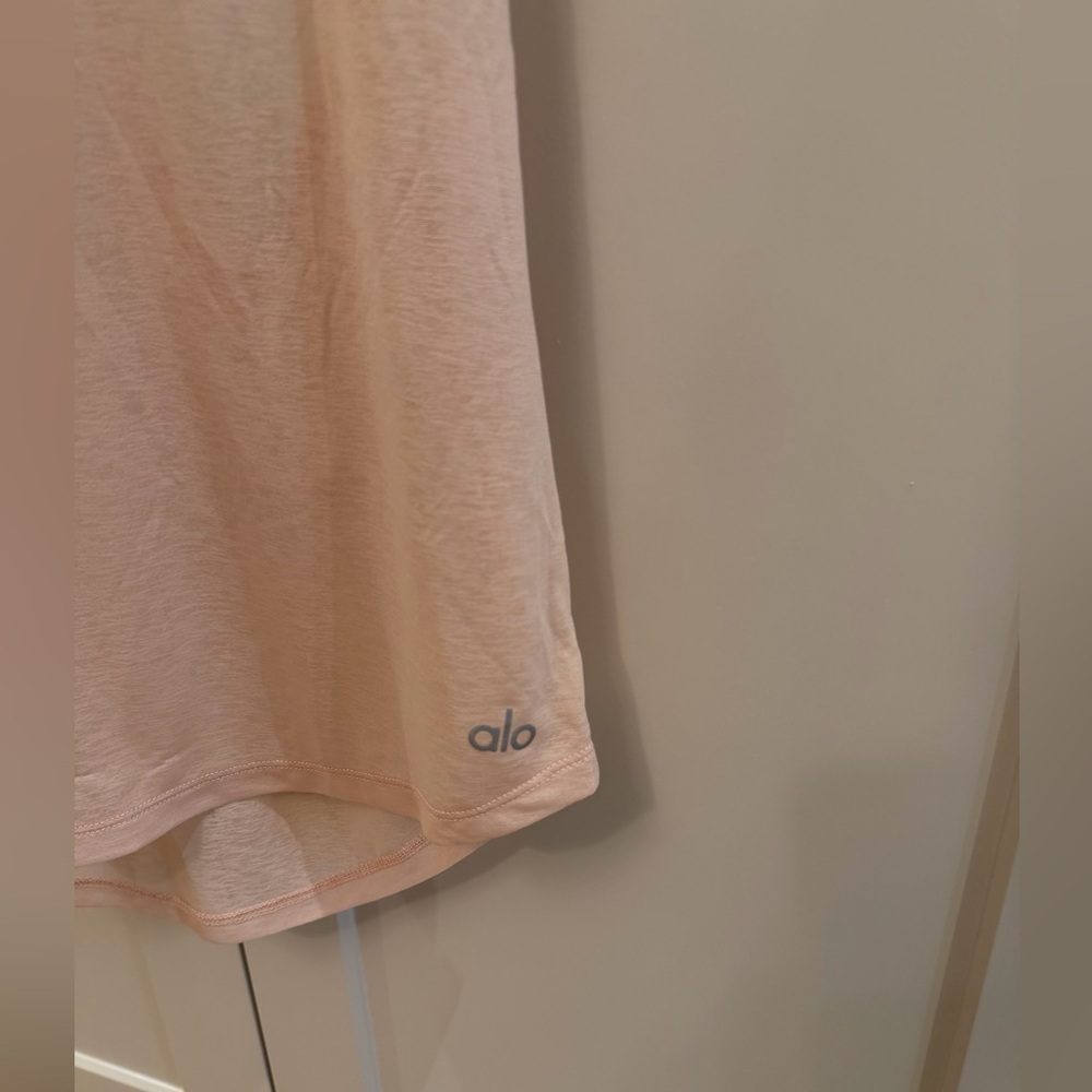 ALO Yoga arrow Tank Top sheer peach - Picture 4 of 4
